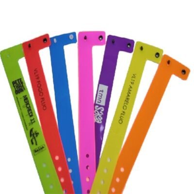 Pulseiras de Vinil Larga