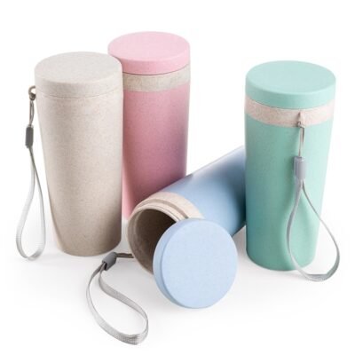 Copo Fibra de Bambu 350ml Térmico