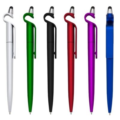 Caneta Plástica Touch com Suporte