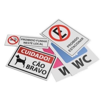 Placa de PVC adesivada