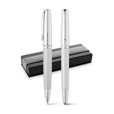 Conjunto de Caneta Roller e Esferográfica