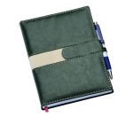 Agenda Diária com Fecho e Suporte pra Caneta