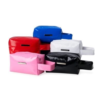 Nécessaire Vinil Impermeável com Plaquinha