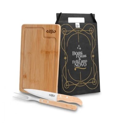 Kit churrasco com 3 peças