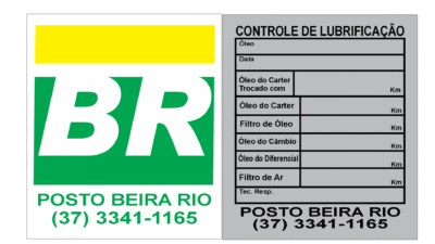 Etiqueta Troca de Óleo