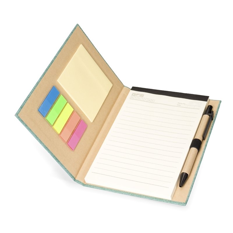 Bloco de Anotações com Autoadesivos e Caneta - Imagem 2