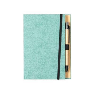 Bloco de Anotações com Autoadesivos e Caneta