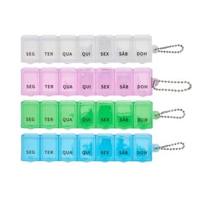 Porta Comprimidos Semanal Plástico