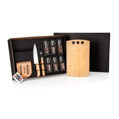 Kit Churrasco, Cerveja E Truco - 10 Pçs - C/ Jogo De Baralho